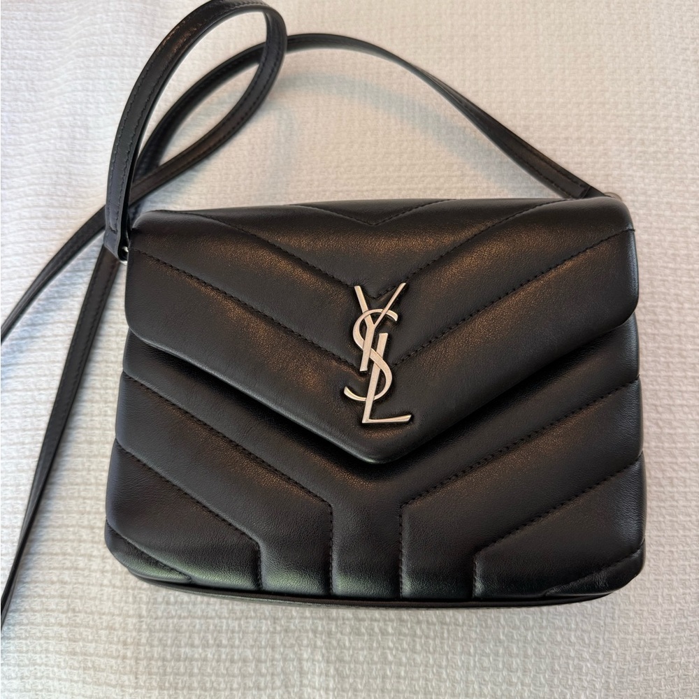 Yves Saint Laurent Mini Loulou Leather Shoulder Bag
